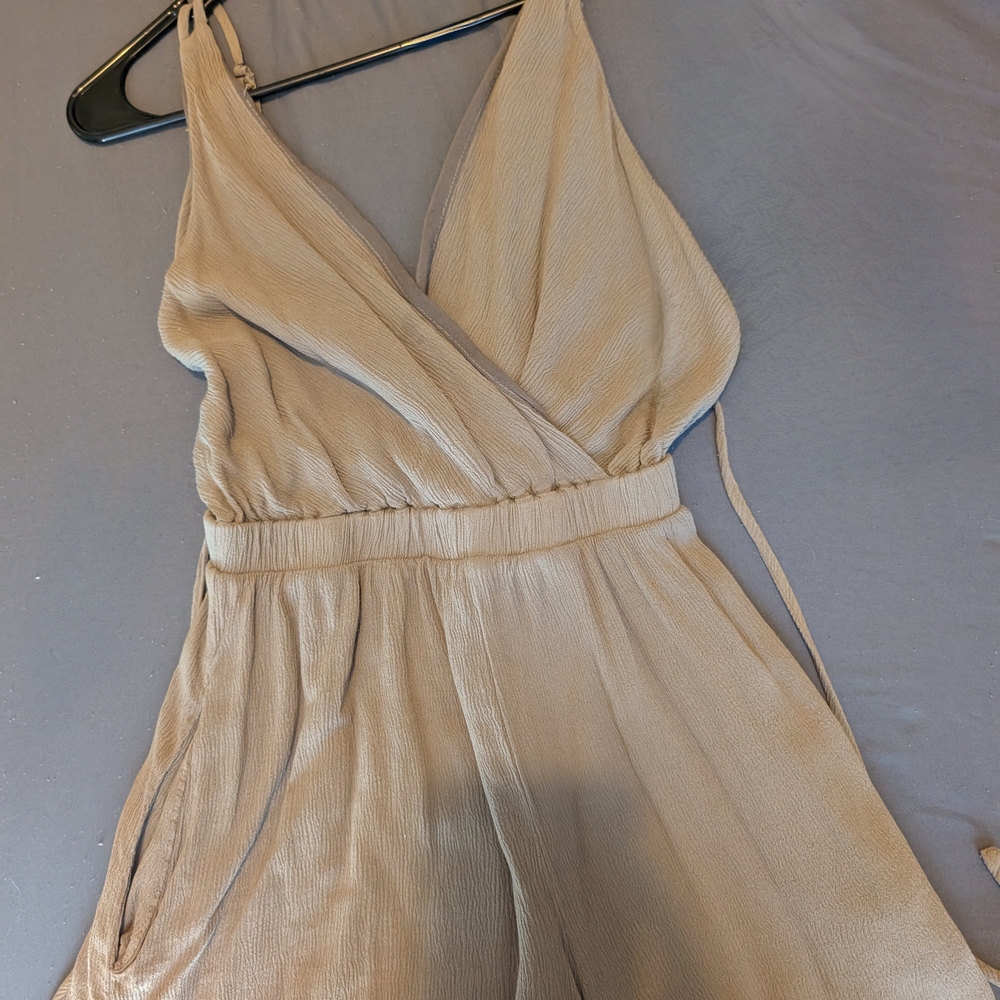 Elegant Olive Green Jumpsuit